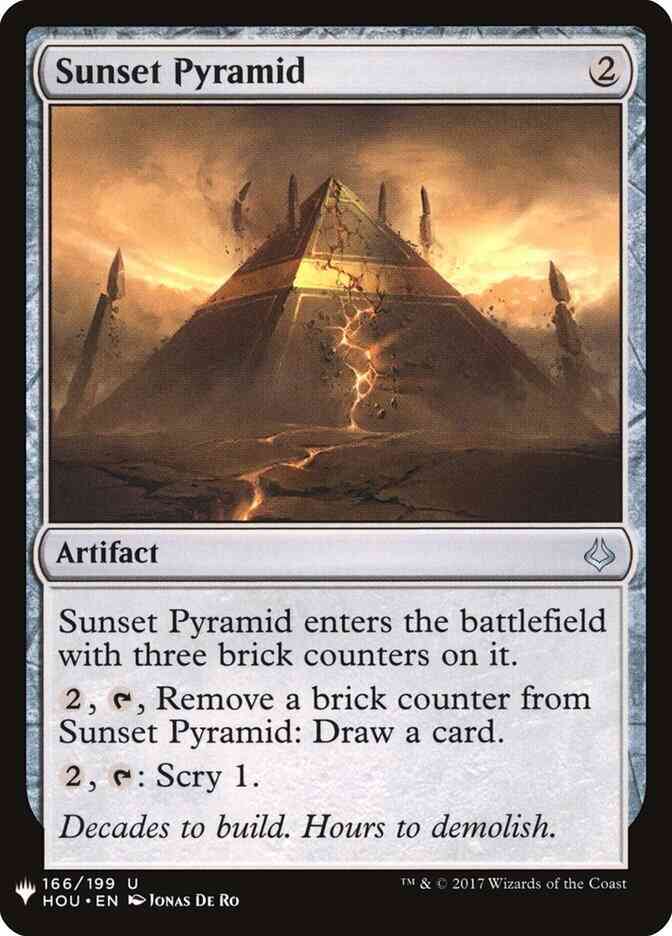Sunset Pyramid [HOU-166] [The List] [Non-Foil]