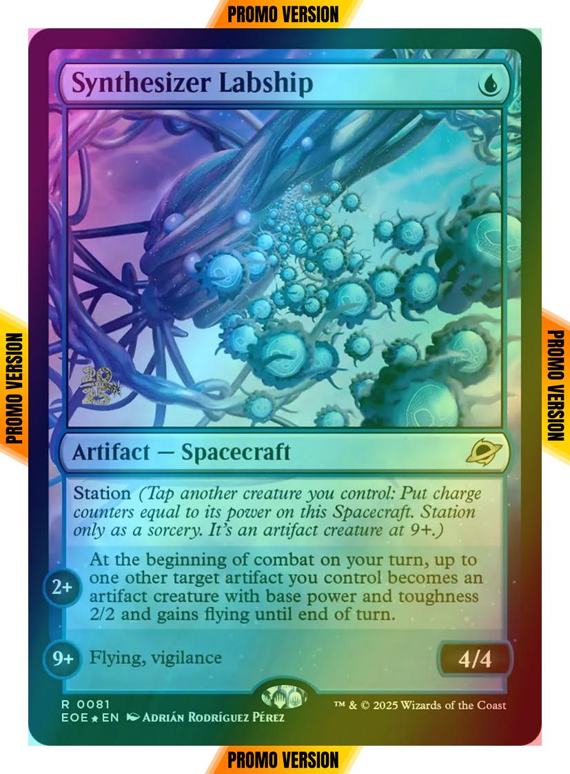 Synthesizer Labship [81s] [Prerelease] [Edge of Eternities: Promos] [Foil]