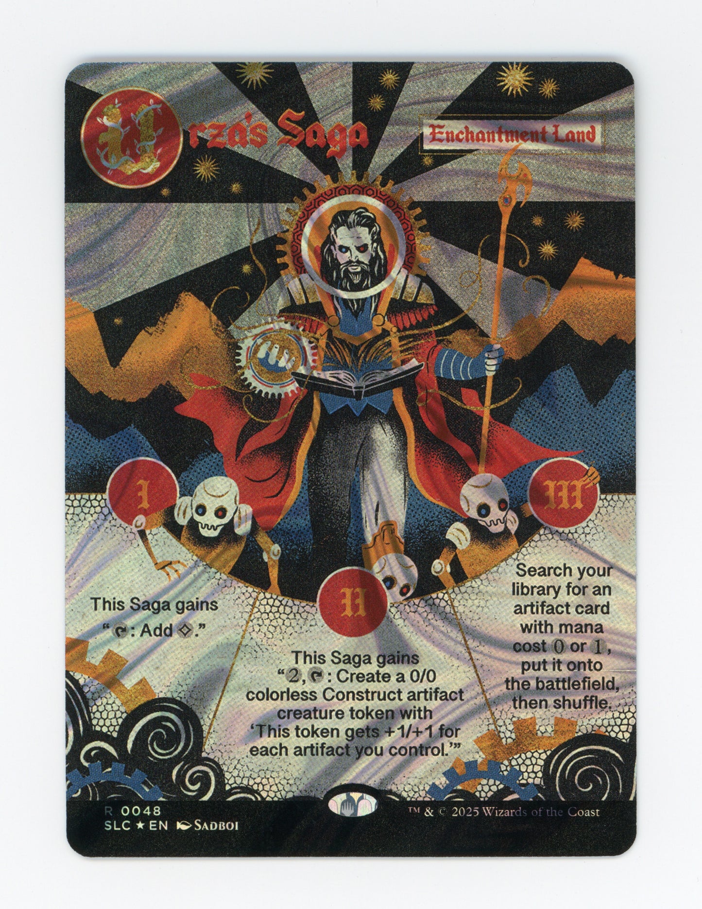 Urza's Saga — Borderless|Encyclopedia of Magic|Halo Foil — ID 18931