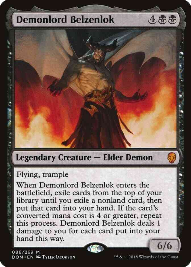 Demonlord Belzenlok [86] [Dominaria] [Non-Foil]
