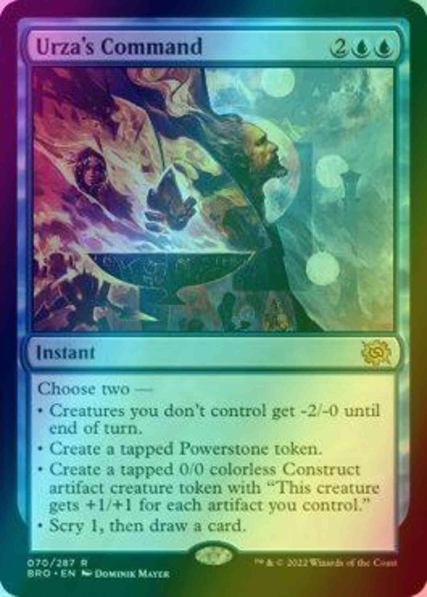 Urza's Command [70] [The Brothers' War] [Foil]