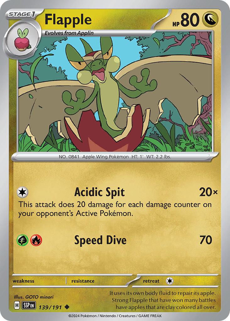 Flapple - 139/191 - Uncommon [sv08-139] [Non-Holo]