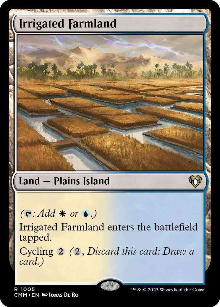 Irrigated Farmland [1005] [Commander Masters] [Non-Foil]