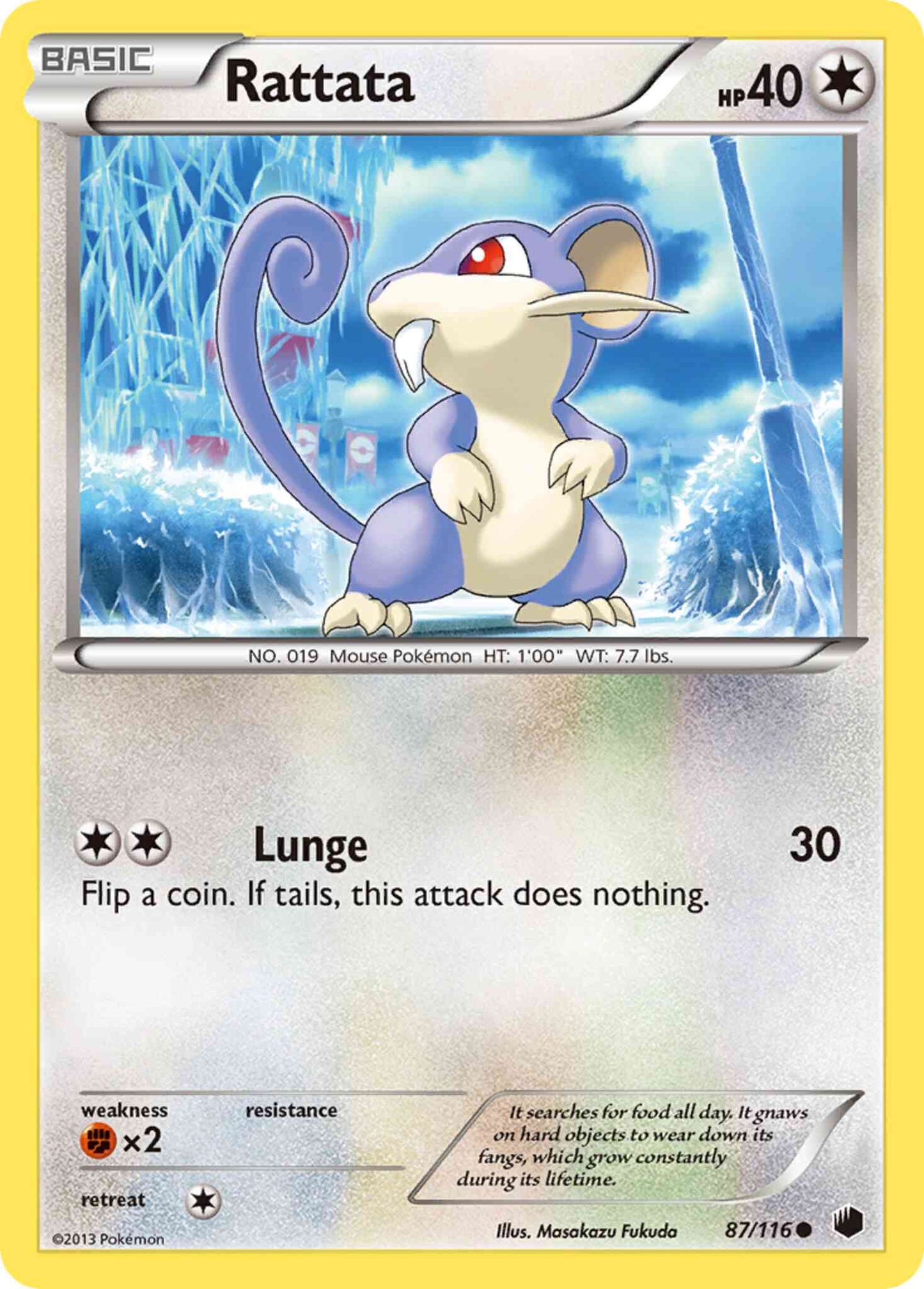 Rattata - 87/116 - Common [bw9-87] [Non-Holo]