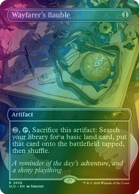 Wayfarer's Bauble [2656] [Borderless] [Witch's Familiar] [Secret Lair Drop] [Foil]