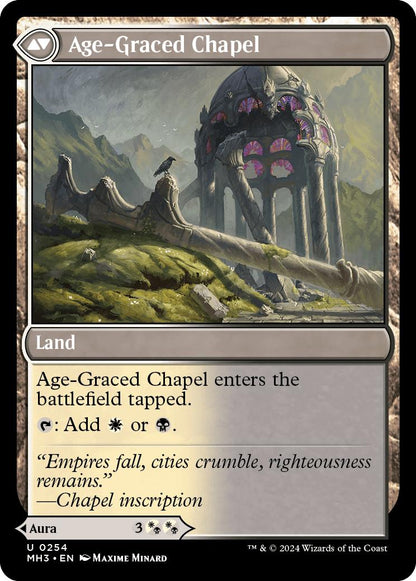 Glasswing Grace // Age-Graced Chapel [254] [Modern Horizons 3] [Non-Foil]