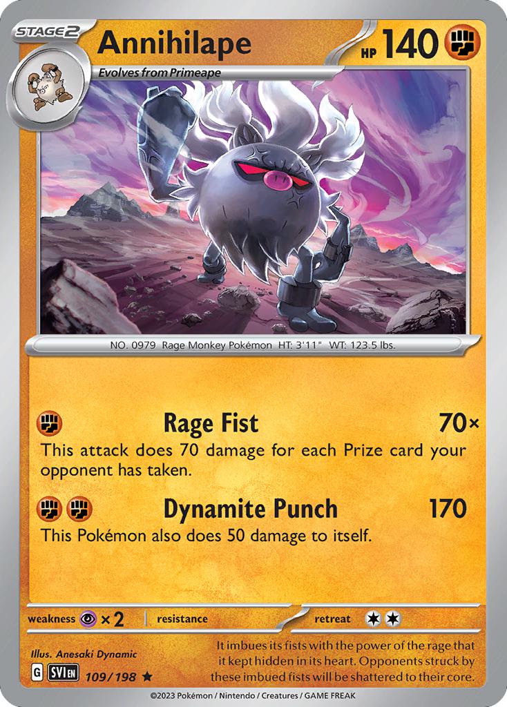 Annihilape - 109/198 - Rare [sv01-109] [Holo]