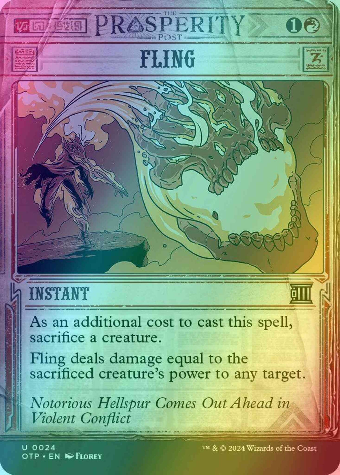 Fling [24] [Breaking News Showcase] [Breaking News] [Foil]