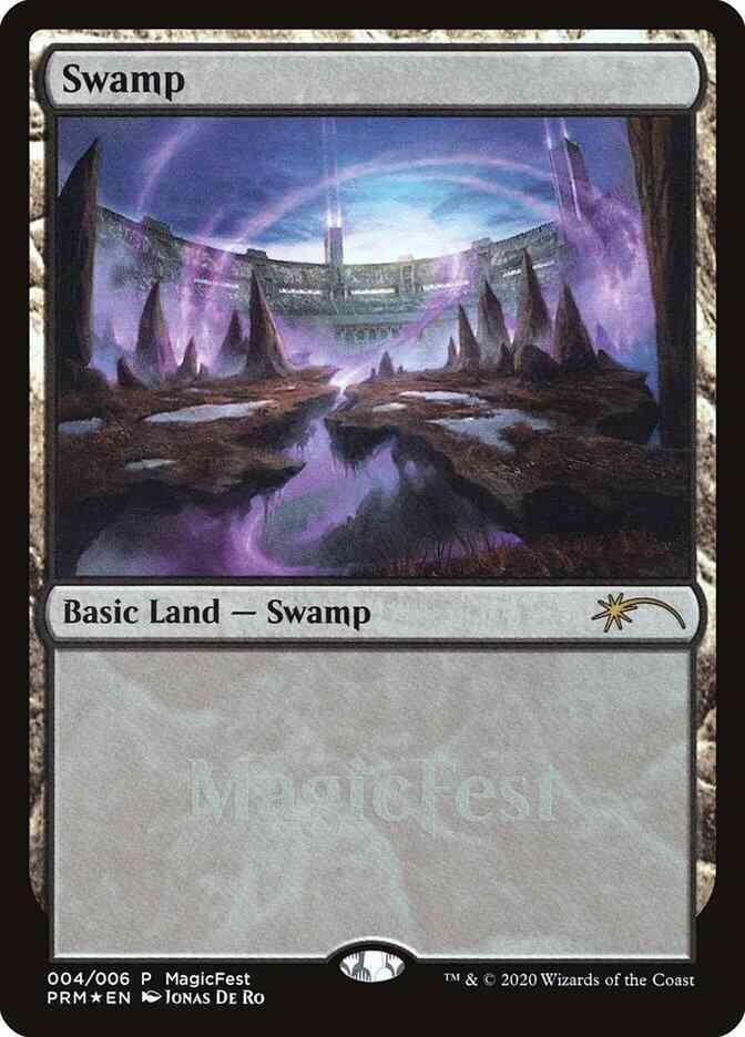 Swamp [2020] [04] [Battlebond] [MagicFest 2020] [Foil]
