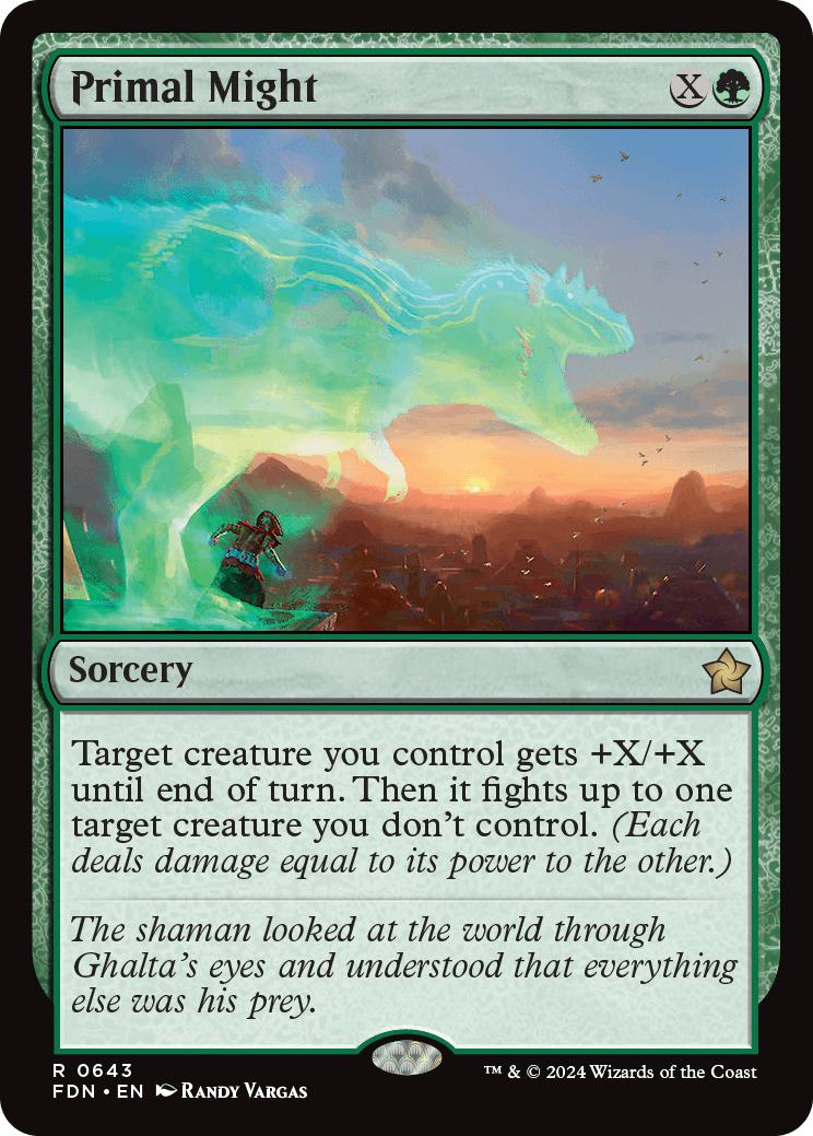 Primal Might [643] [Foundations] [Non-Foil]
