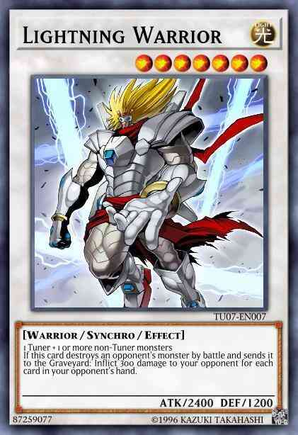 Lightning Warrior - TU07-EN007 - Rare - Unlimited