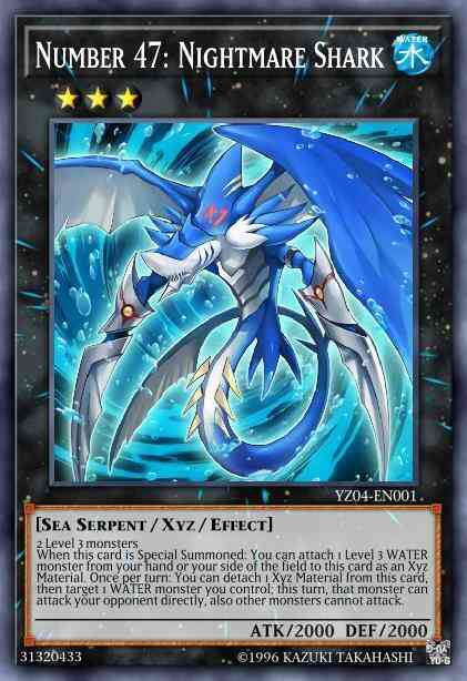 Number 47: Nightmare Shark - CT11-EN004 - Super Rare - Limited