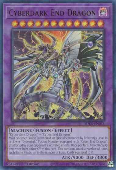 Cyberdark End Dragon - SDCS-EN044 - Ultra Rare - Unlimited