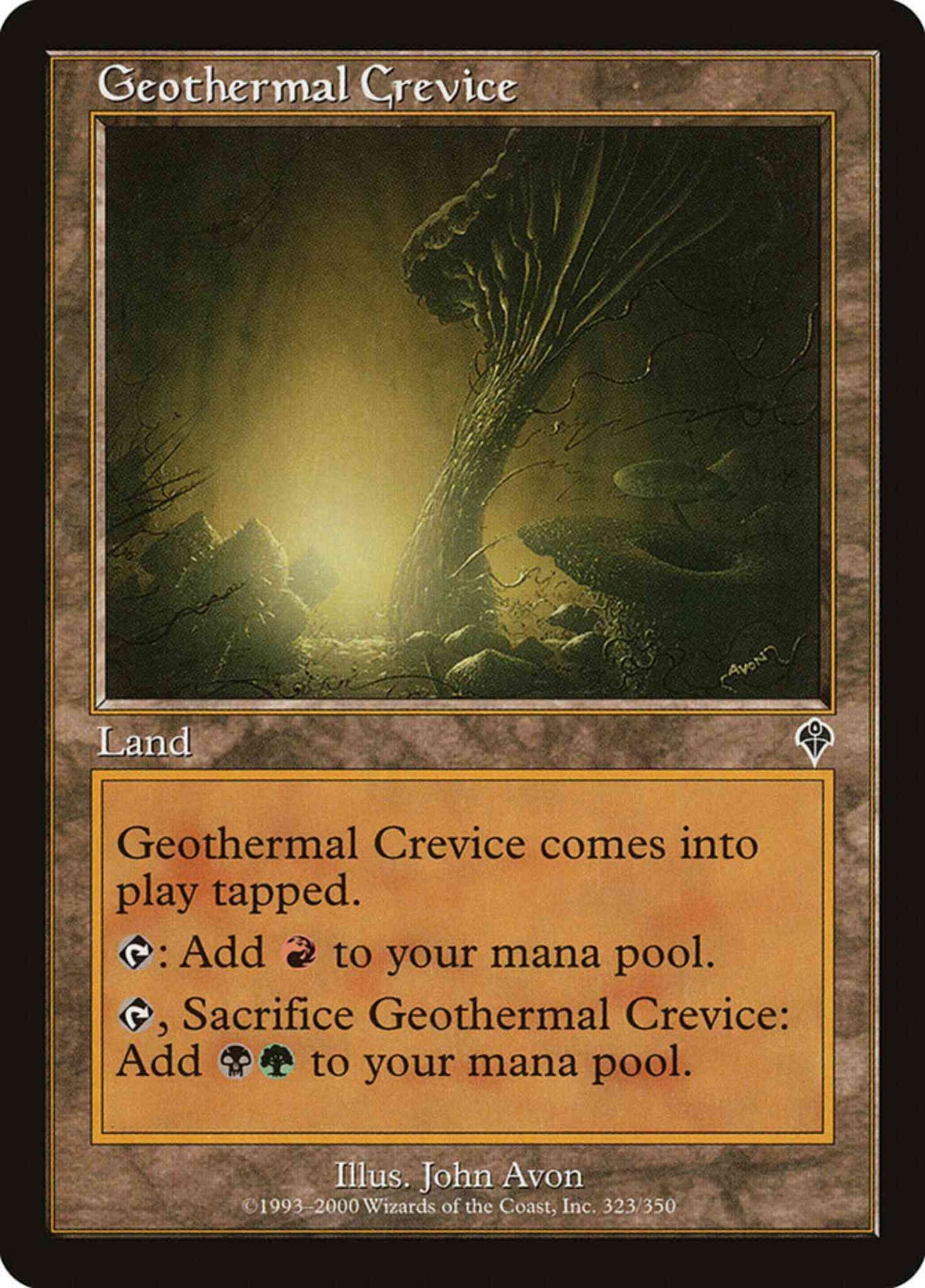 Geothermal Crevice [323] [Invasion] [Non-Foil]