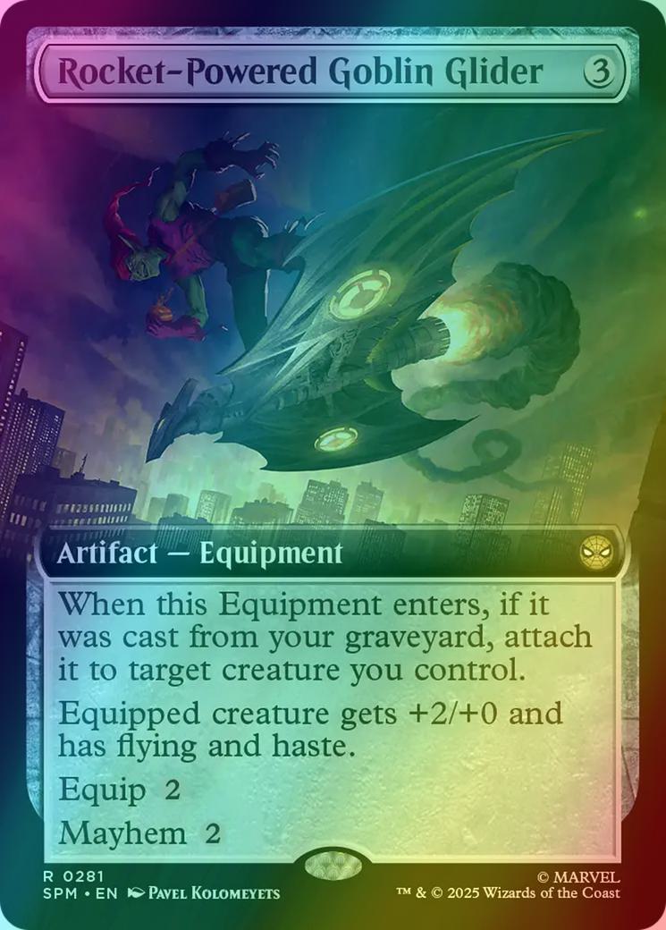 Rocket-Powered Goblin Glider [281] [Extended Art] [Marvel's Spider-Man] [Foil]