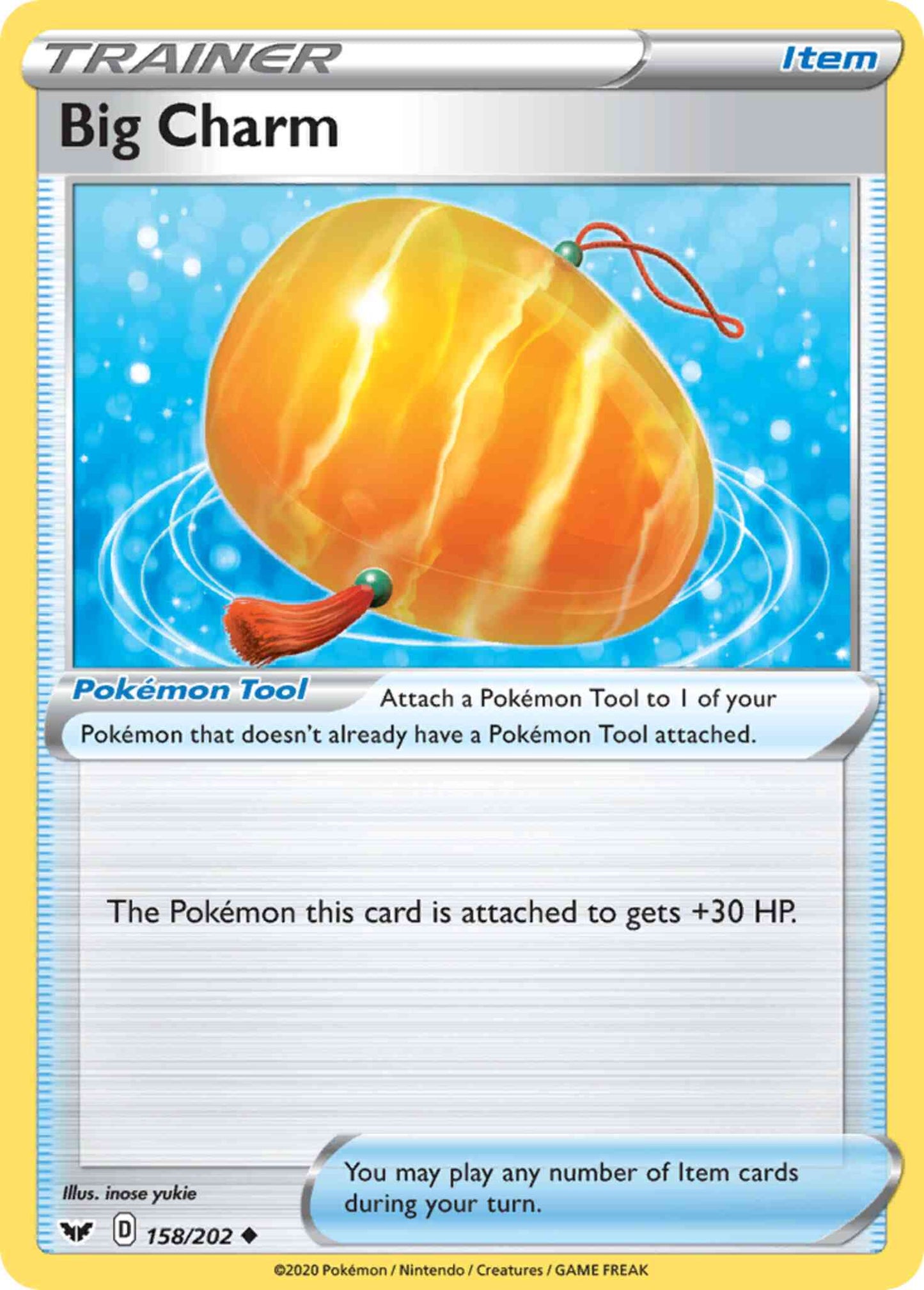 Big Charm - 158/202 - Uncommon [swsh1-158] [Reverse Holo]