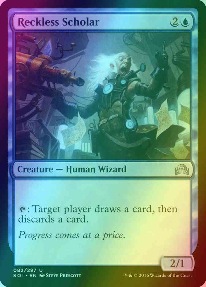Reckless Scholar [82] [Shadows over Innistrad] [Foil]