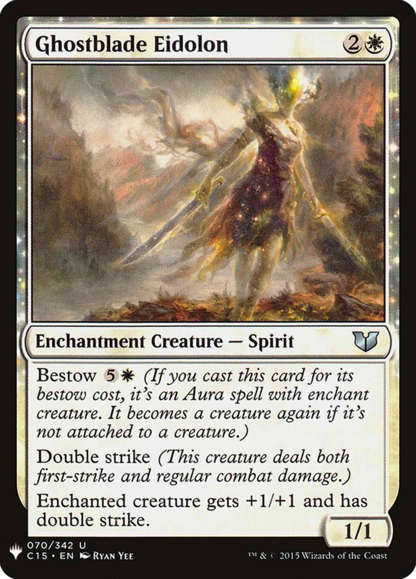Ghostblade Eidolon [C15-70] [The List] [Non-Foil]