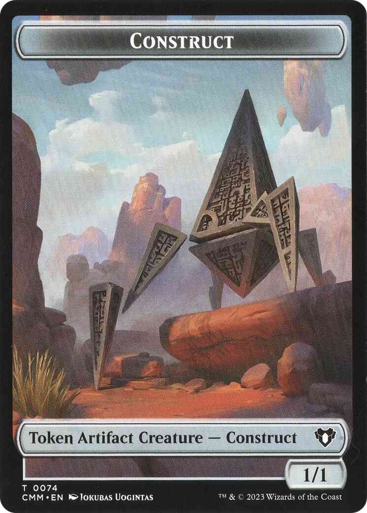 Construct Token (74) // Thopter Token (47) [Commander Masters: Tokens] [Non-Foil]