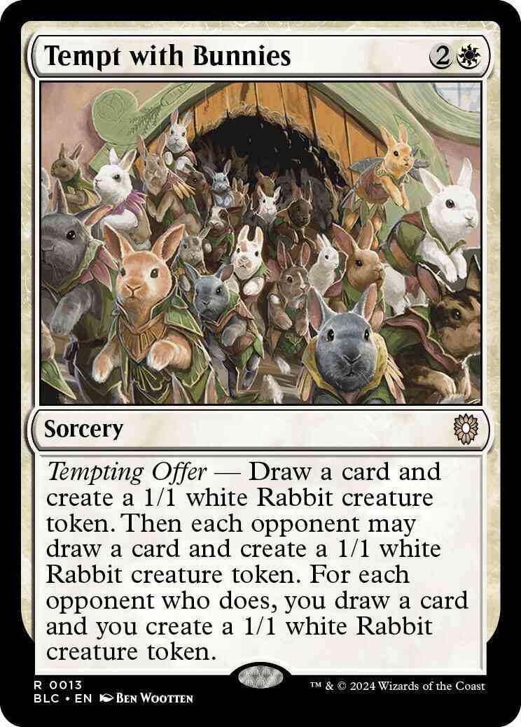 Tempt with Bunnies [13] [Bloomburrow: Commander] [Non-Foil]