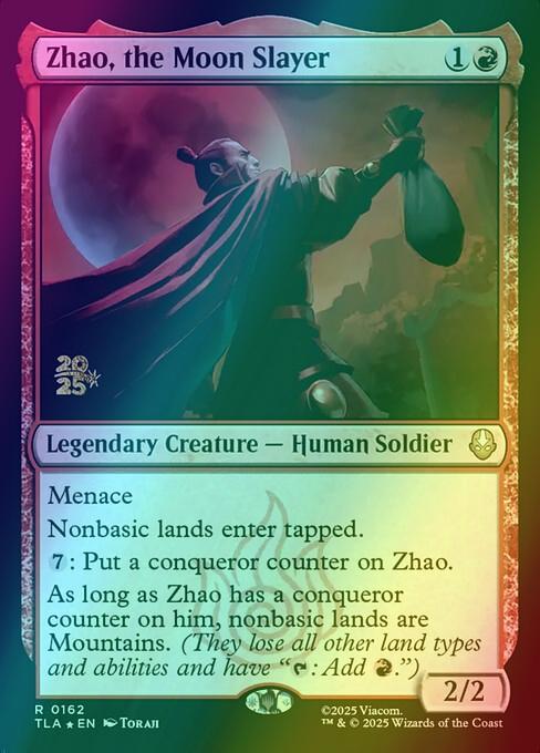 Zhao, the Moon Slayer [162s] [Prerelease] [Avatar: The Last Airbender: Promos] [Foil]