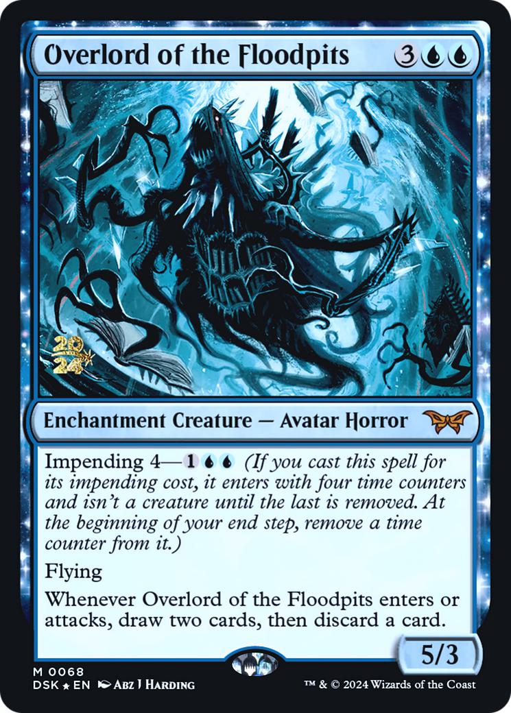 Overlord of the Floodpits [68s] [Prerelease] [Duskmourn: House of Horror: Promos] [Foil]