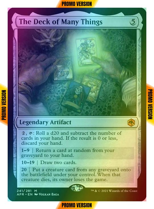 The Deck of Many Things [Promo Pack] [241p] [Adventures in the Forgotten Realms Promos] [Foil]