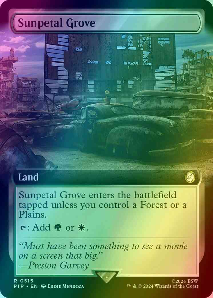 Sunpetal Grove [515] [Extended Art] [Fallout] [Foil]