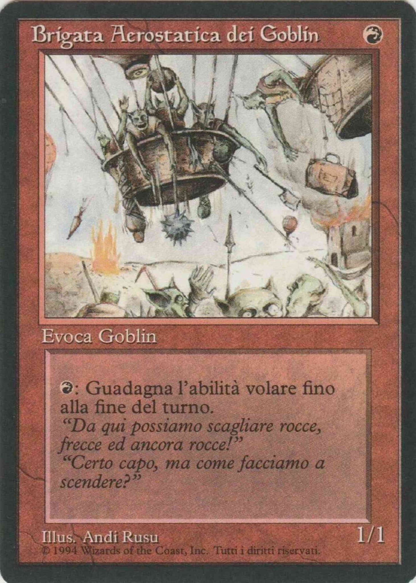 Goblin Balloon Brigade - Italian [154] [Foreign Black Border: Italian] [Non-Foil]