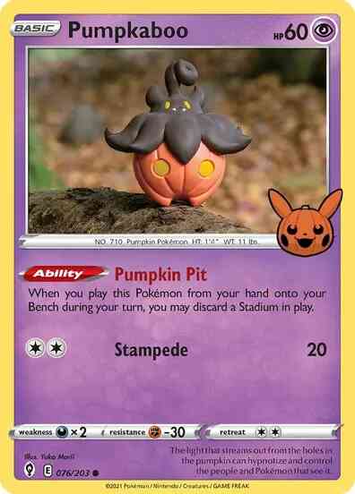 Pumpkaboo - 076/203 - Promo [Trick or Trade BOOster] [swsh7msp-076] [Non-Holo]