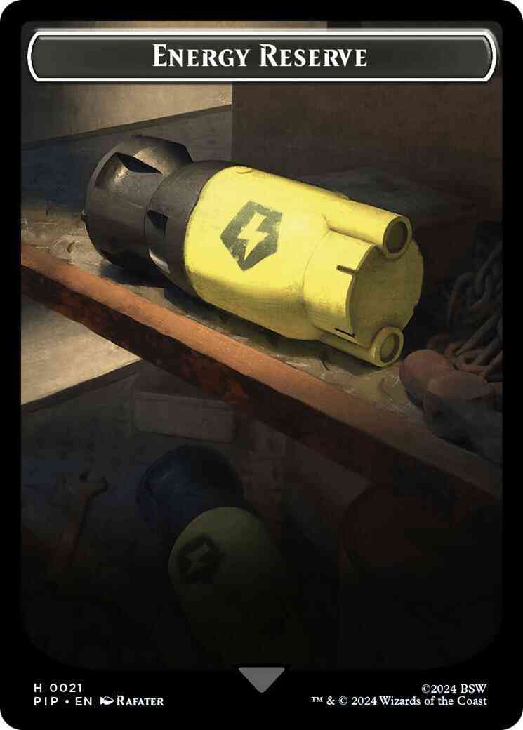Energy Reserve Token (21) // Treasure Token (18) [Fallout: Tokens] [Non-Foil]
