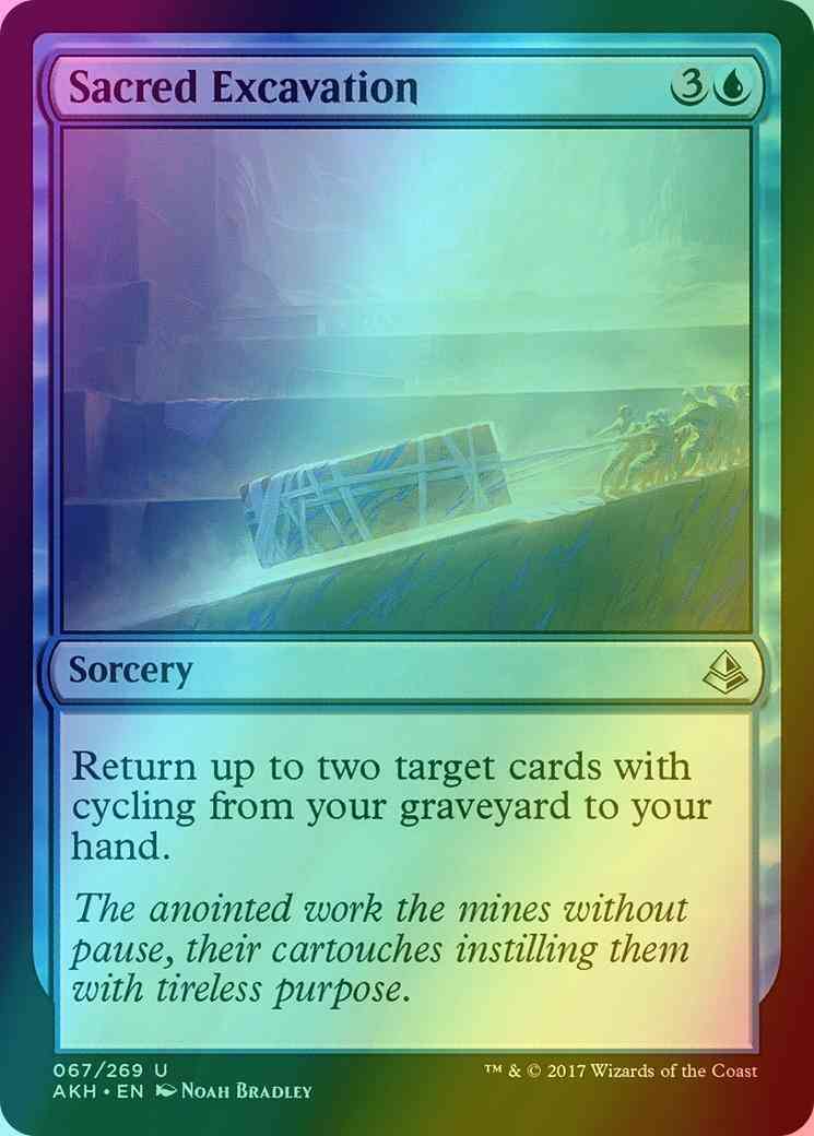 Sacred Excavation [67] [Amonkhet] [Foil]
