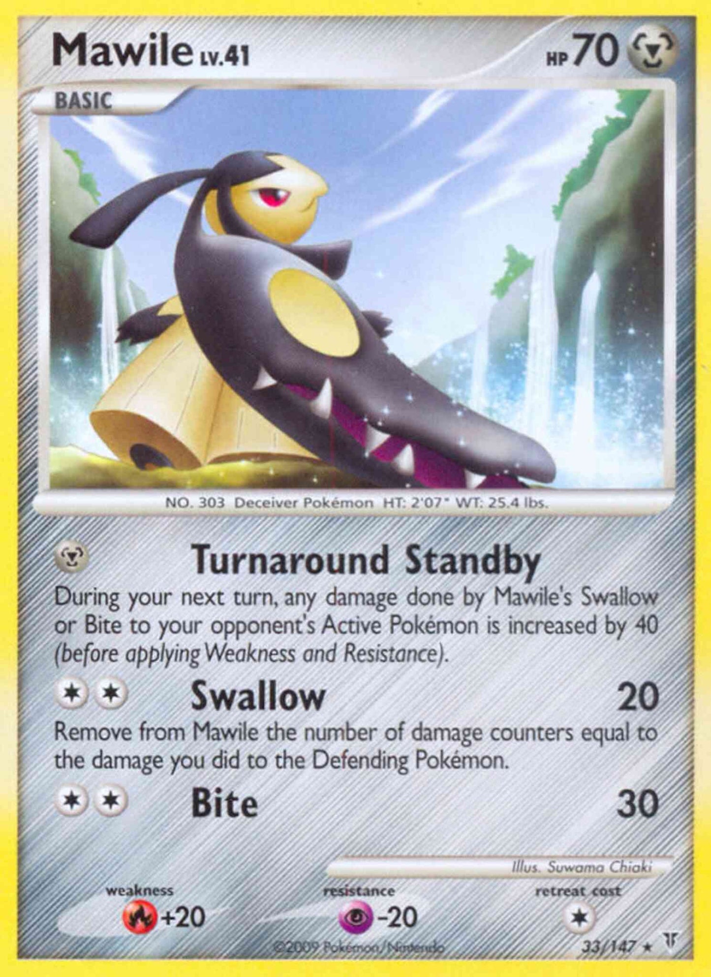 Mawile - 33/147 - Rare [pl3-33] [Reverse Holo]