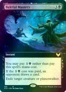 Baleful Mastery [301] [Extended Art] [Strixhaven: School of Mages] [Foil]