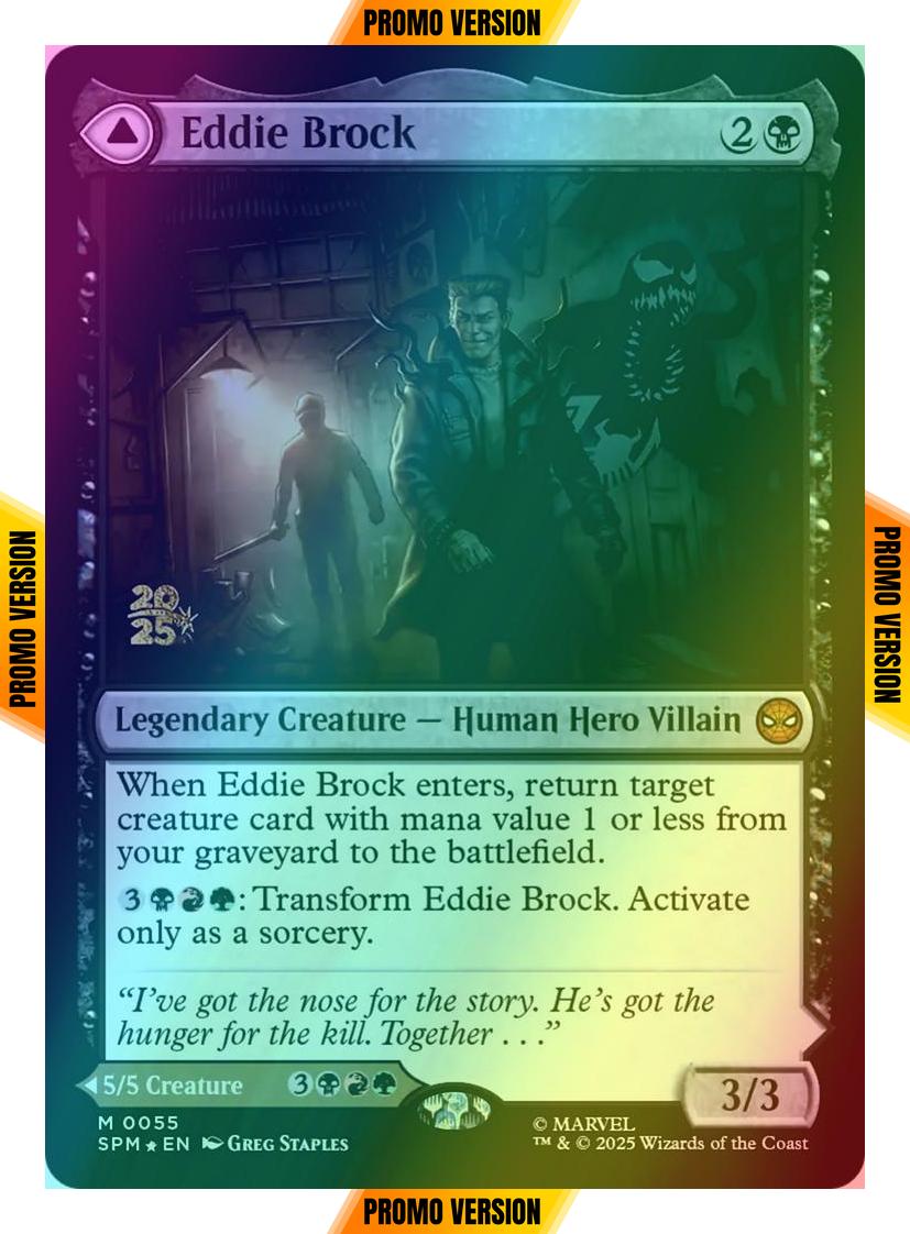 Eddie Brock // Venom, Lethal Protector [55s] [Marvel's Spider-Man: Promos] [Foil]