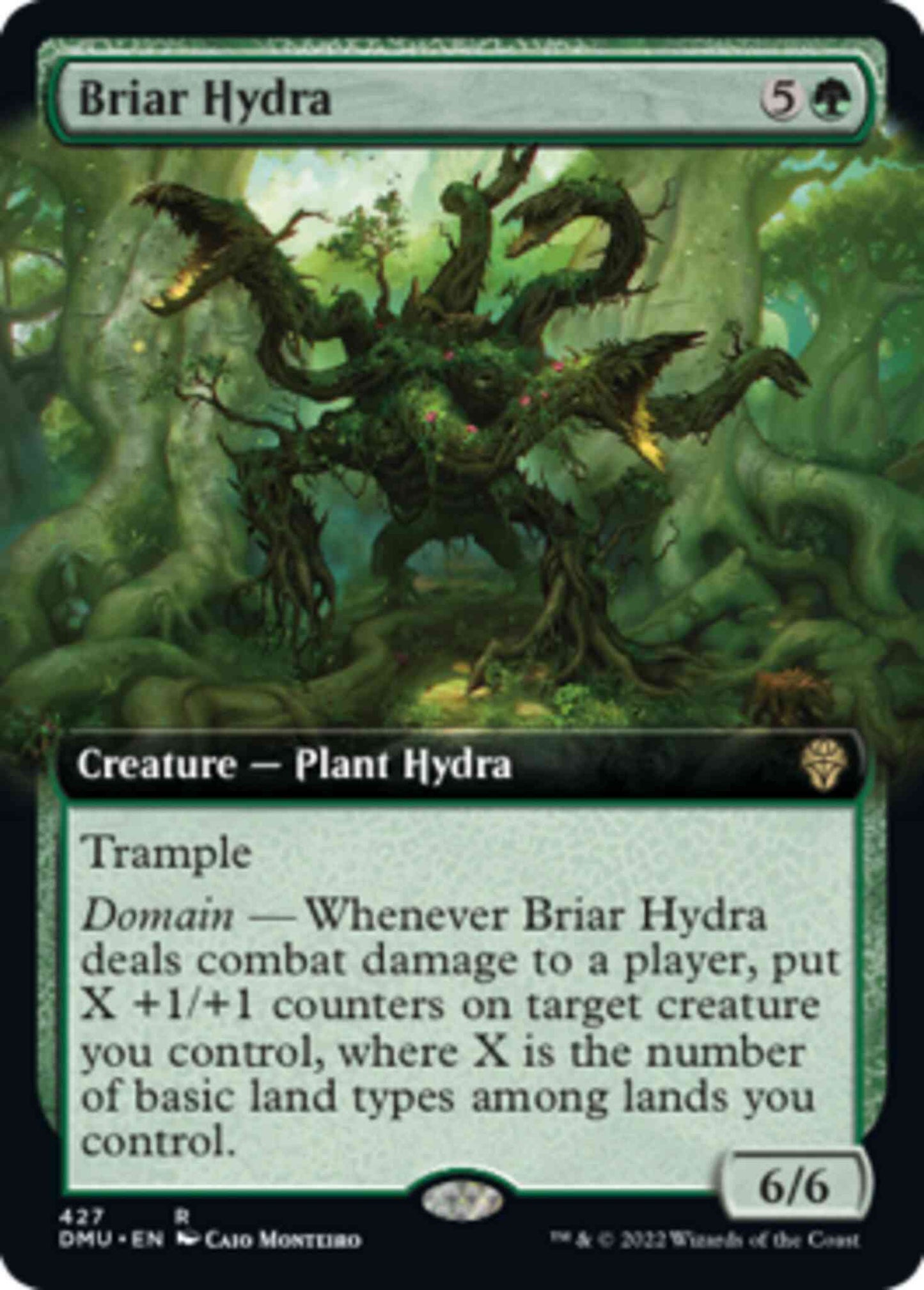 Briar Hydra [427] [Extended Art] [Dominaria United] [Non-Foil]