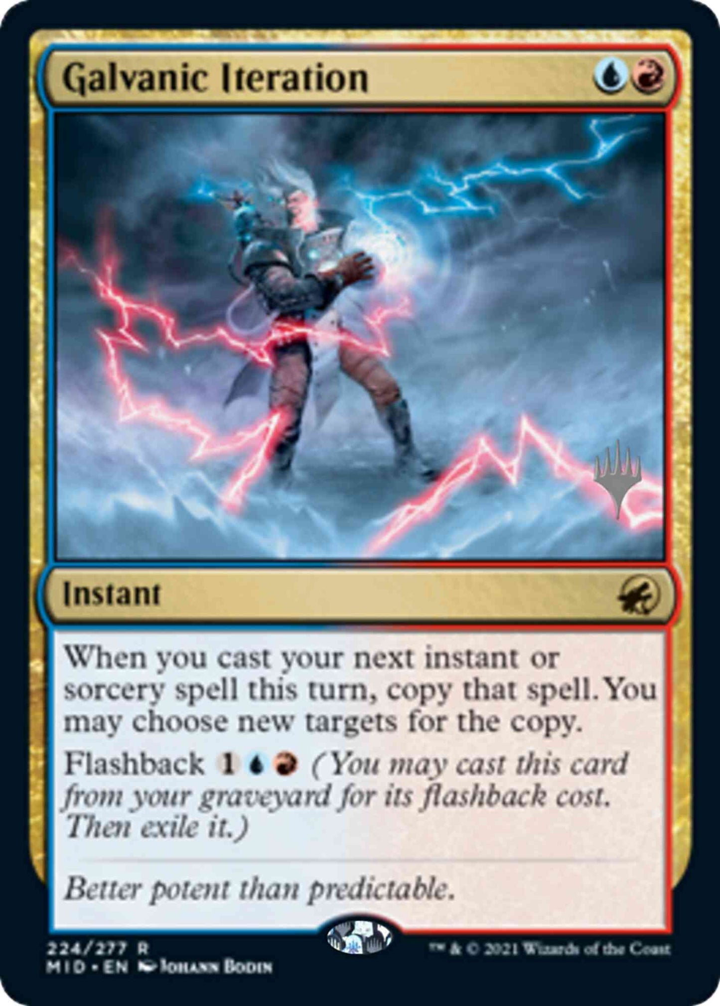 Galvanic Iteration [Promo Pack] [224p] [Innistrad: Midnight Hunt Promos] [Non-Foil]