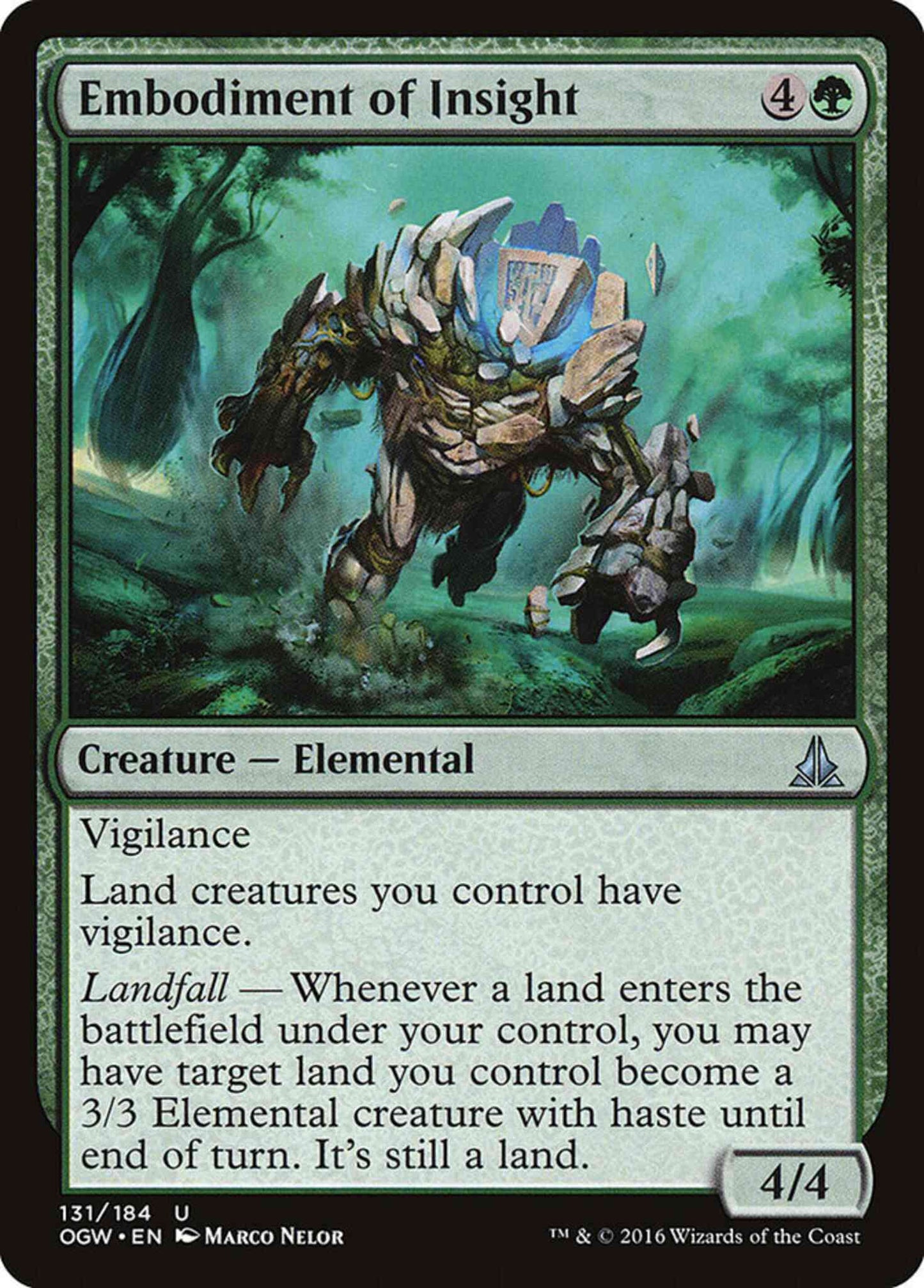 Embodiment of Insight [131] [Oath of the Gatewatch] [Non-Foil]