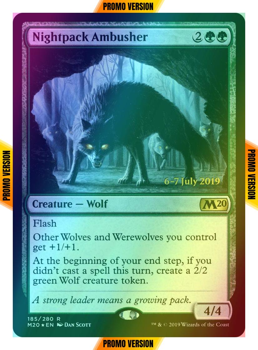 Nightpack Ambusher [185s] [Core Set 2020 Promos] [Foil]