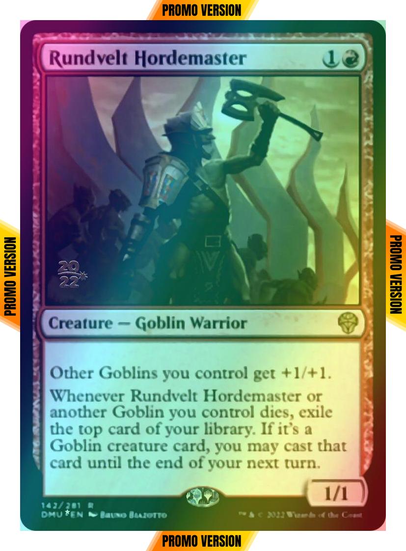 Rundvelt Hordemaster [142s] [Prerelease] [Dominaria United: Promos] [Foil]