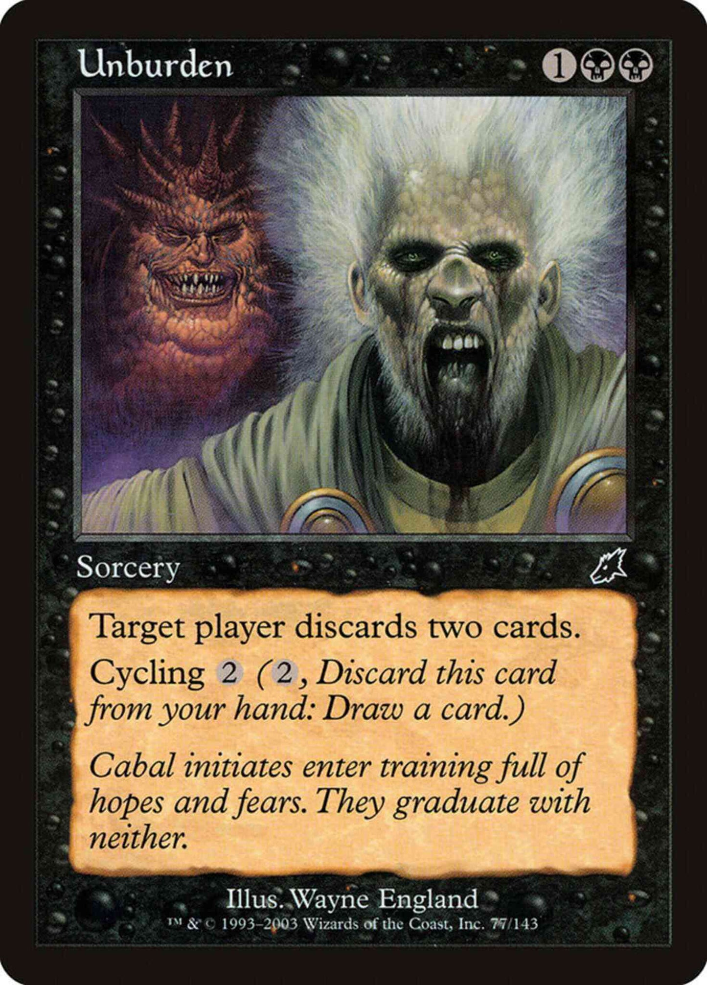 Unburden [77] [Scourge] [Non-Foil]
