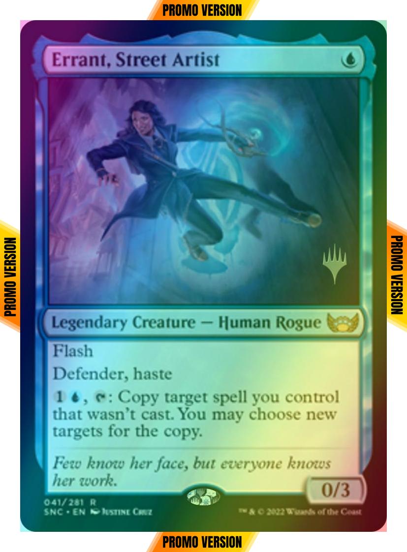Errant, Street Artist [Promo Pack] [41p] [Streets of New Capenna: Promos] [Foil]