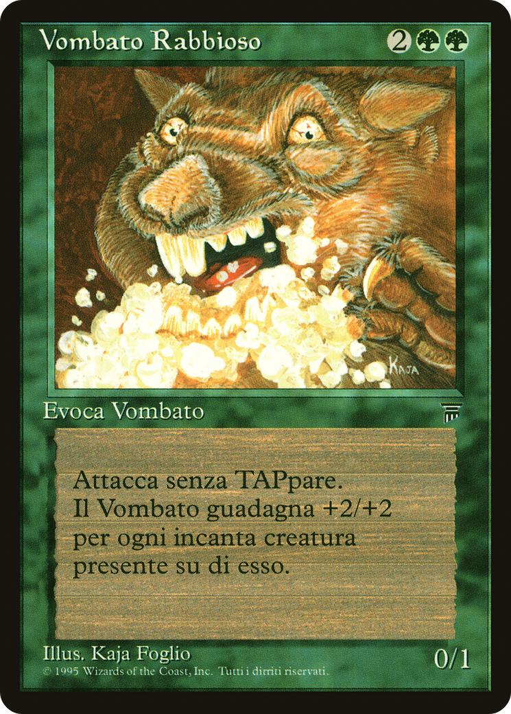 Rabid Wombat - Italian [198] [Legends: Italian] [Non-Foil]