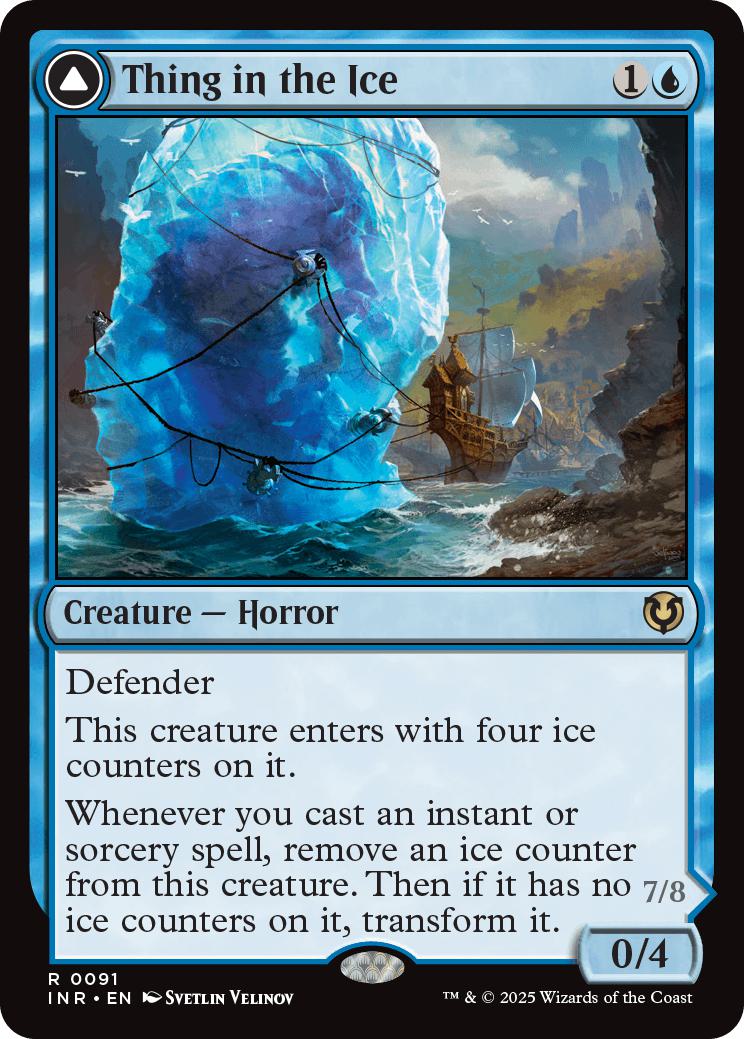 Thing in the Ice // Awoken Horror [91] [Innistrad Remastered] [Foil]
