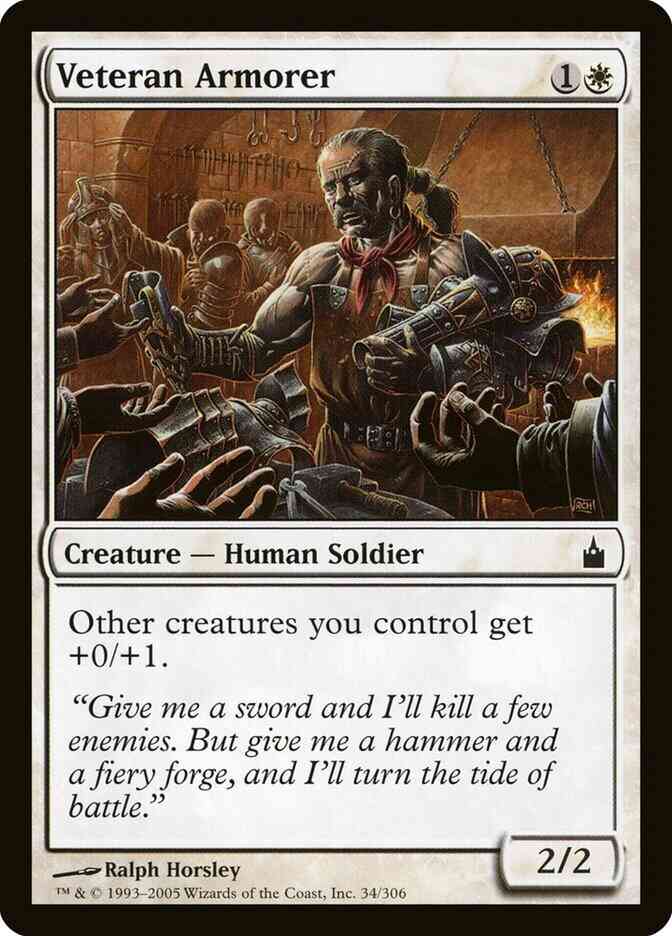 Veteran Armorer [34] [Ravnica City Of Guilds] [Non-Foil]