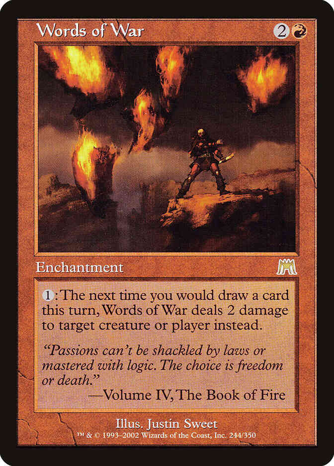 Words of War [244] [Onslaught] [Non-Foil]