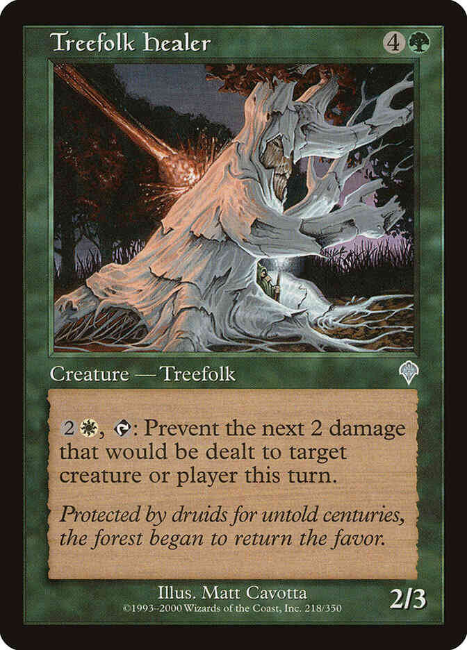 Treefolk Healer [218] [Invasion] [Non-Foil]
