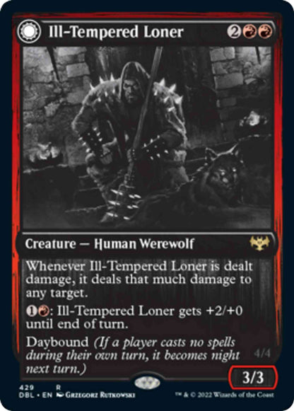 Ill-Tempered Loner // Howlpack Avenger [429] [Innistrad: Double Feature] [Non-Foil]