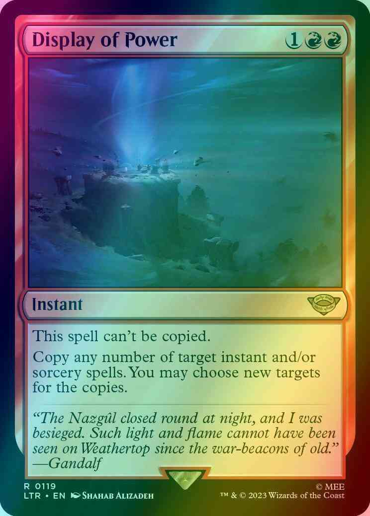 Display of Power [119] [The Lord of the Rings: Tales of Middle-earth] [Foil]
