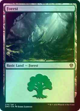 Forest [276] [Dominaria United] [Foil]